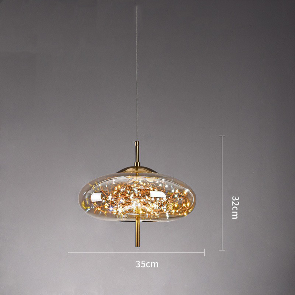 Modern Glass LED Pendant Lights