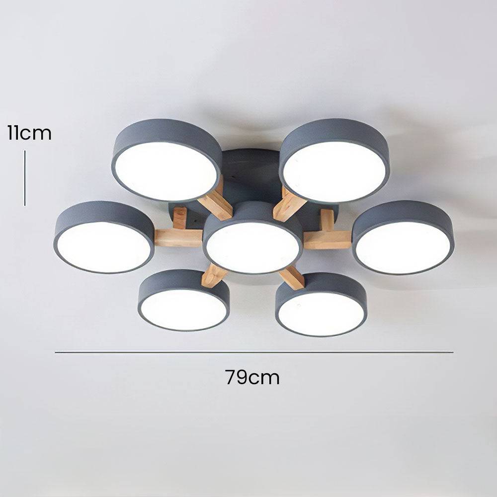 Nordic Modern Acrylic LED Living Room Ceiling Light