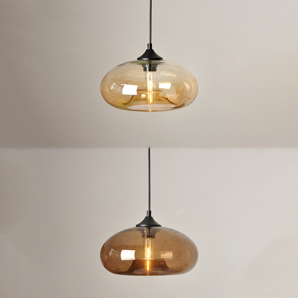 Vintage Glass Dining Room Kitchen Pendant Lights