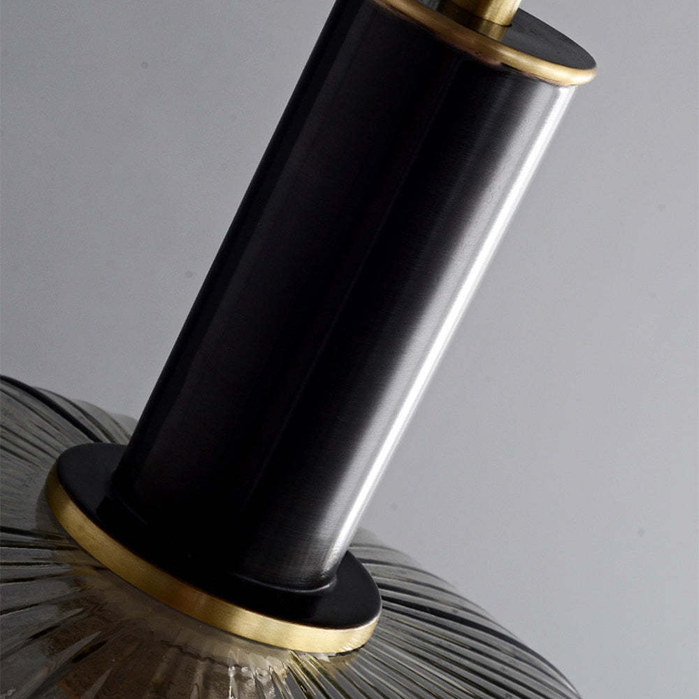 Black Copper Glass Ceiling Pendant Light