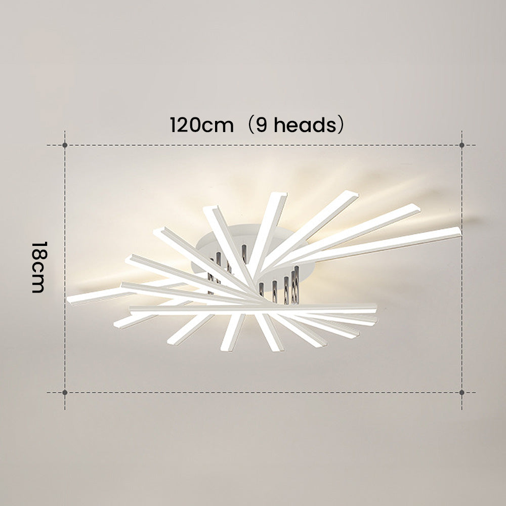 Nordic Minimalist Iron LED Ceiling Lighting