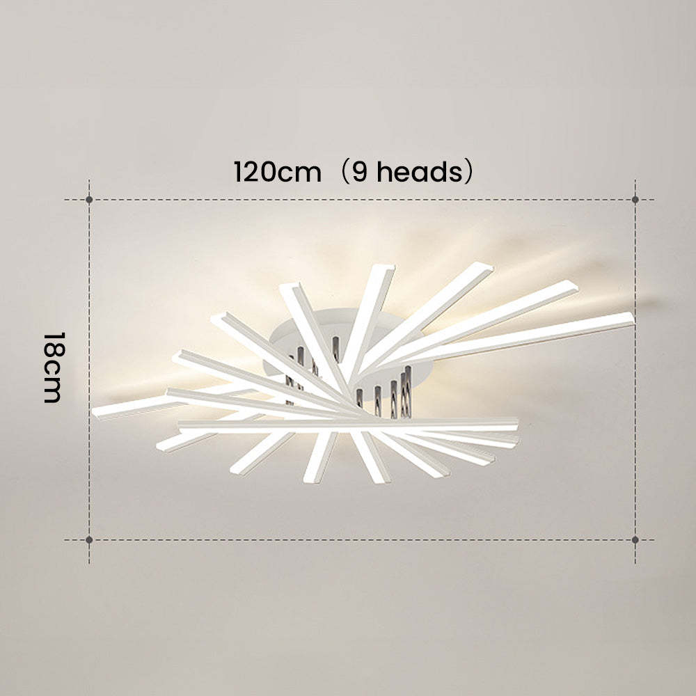 Nordic Minimalist Iron LED Ceiling Lighting