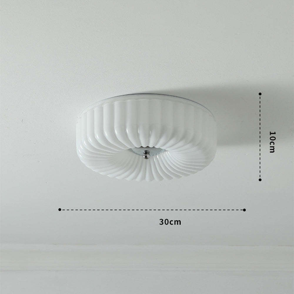 Medieval Cream Style Bauhaus Glass Ceiling Light -Homdiy