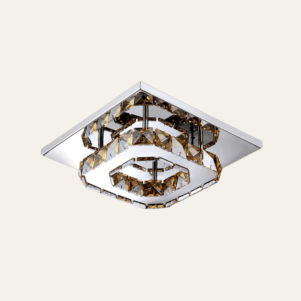 Contemporary Luxurious Crystal Hallway LED Ceiling Lights