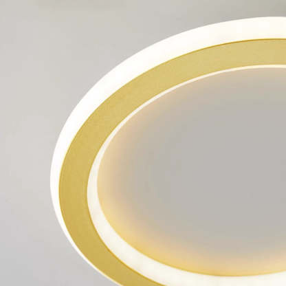 Modern Geometric Iron LED Ceiling Lights For Bedroom