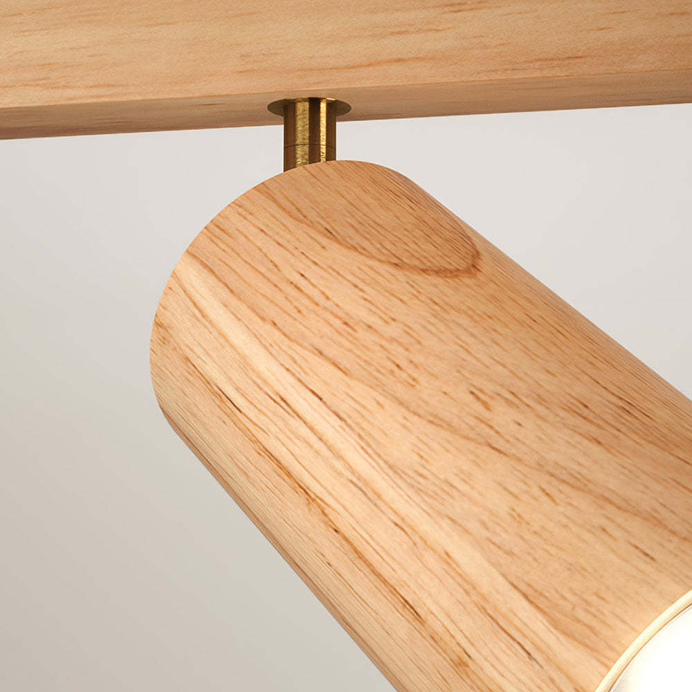 Wood Spotlight LED Living Room Ceiling Lights