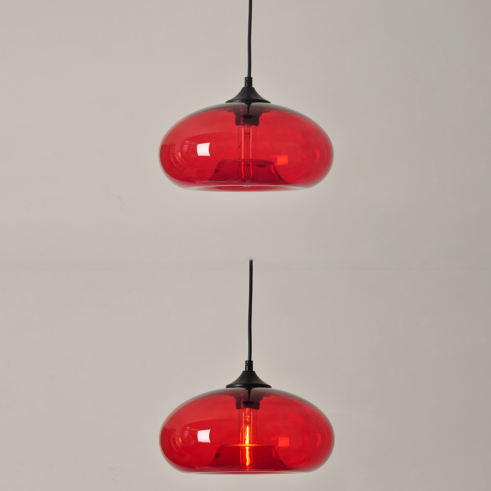 Vintage Glass Dining Room Kitchen Pendant Lights