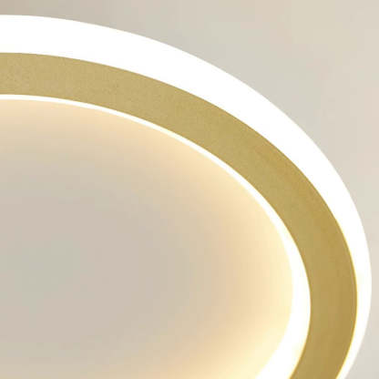 Modern Geometric Iron LED Ceiling Lights For Bedroom