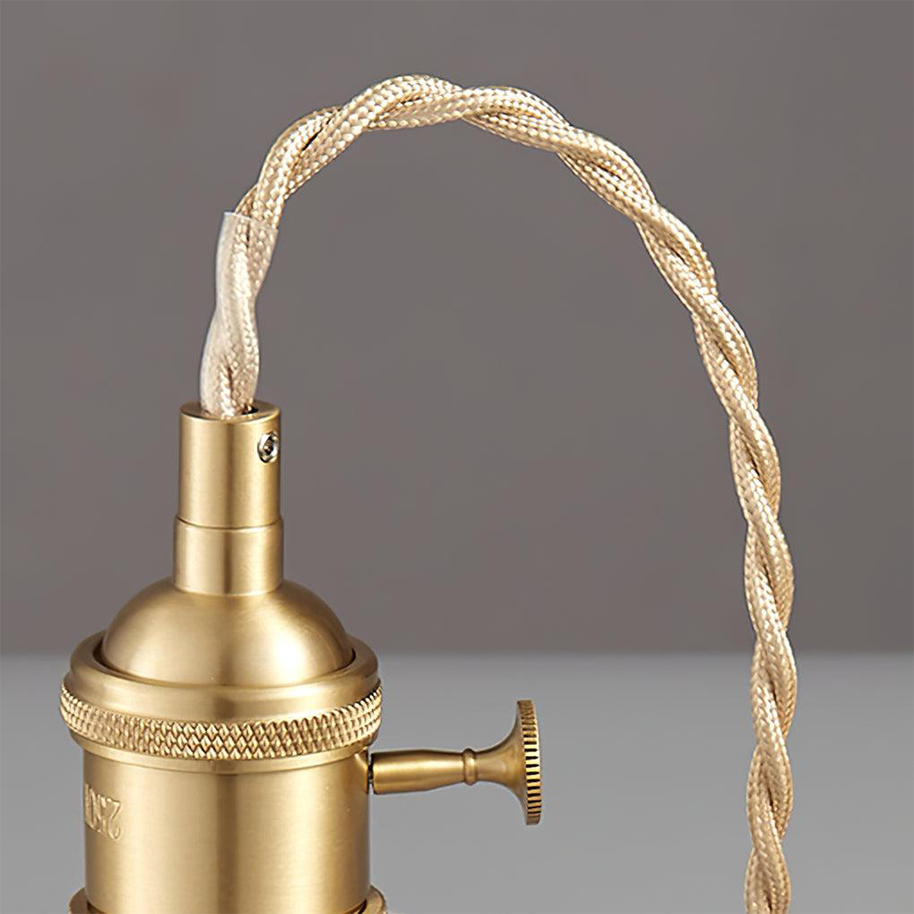 Vintage INS Glass Ribbed Pendant Light