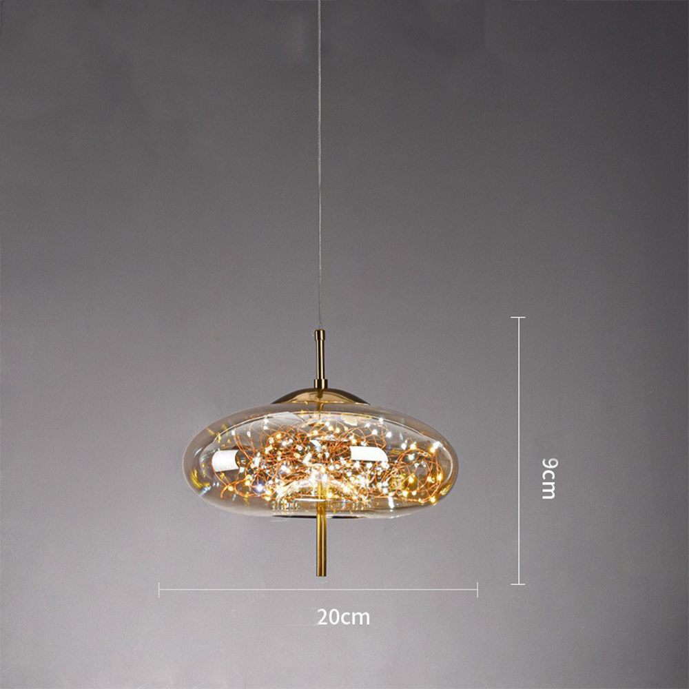 Modern Glass LED Pendant Lights