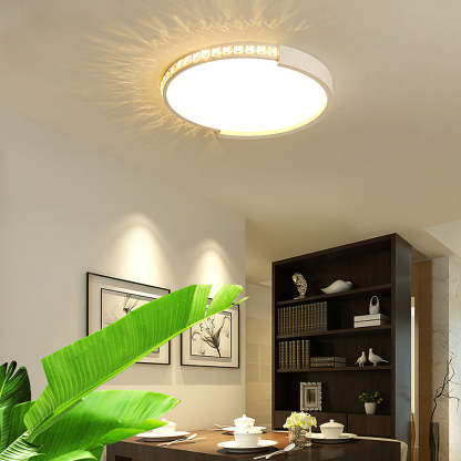 Modern Metal Round LED Ceiling Lights For Bedroom