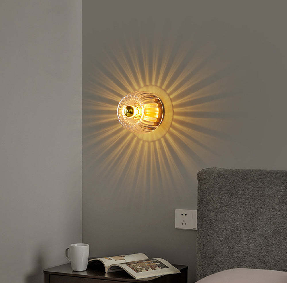 Contemporary Simple Mini Clear Glass Ceiling Light