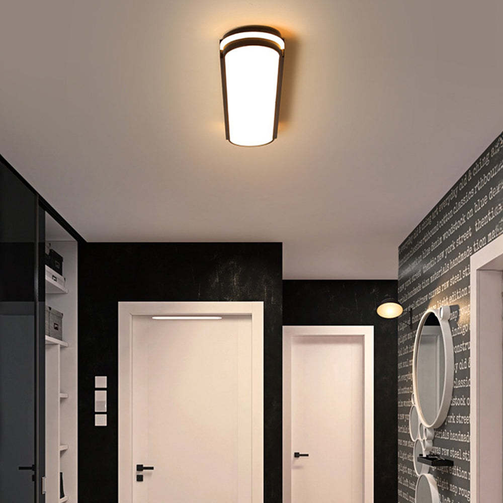 Industrial Acrylic Long Elegant Living Room Flush LED Ceiling Lights