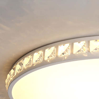 Modern Metal Round LED Ceiling Lights For Bedroom