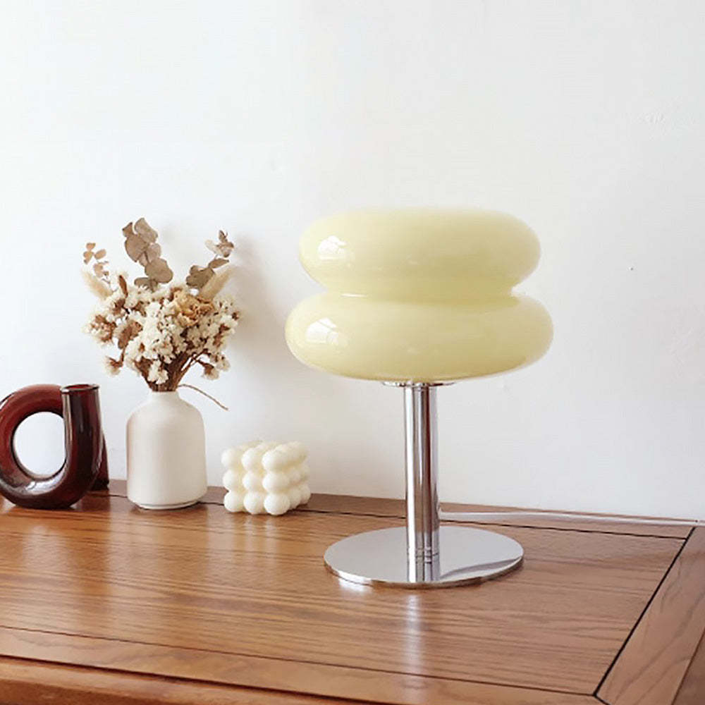 Morandi Glass Simple Living Room Mini Table Lamp