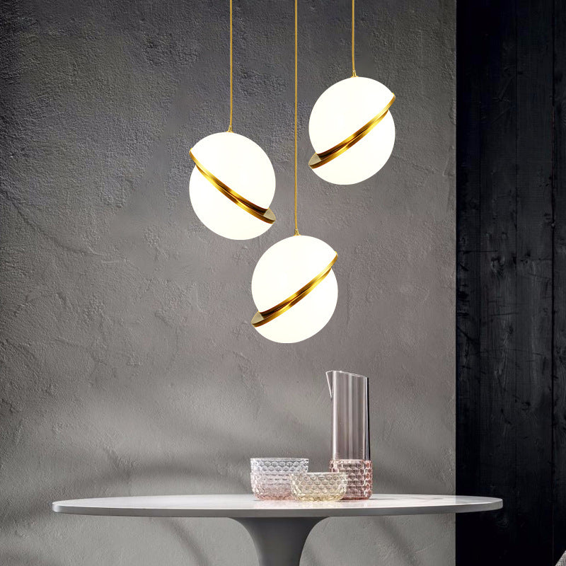 Modern LED Pendant Light Crescent Pendant Lamp -Homdiy