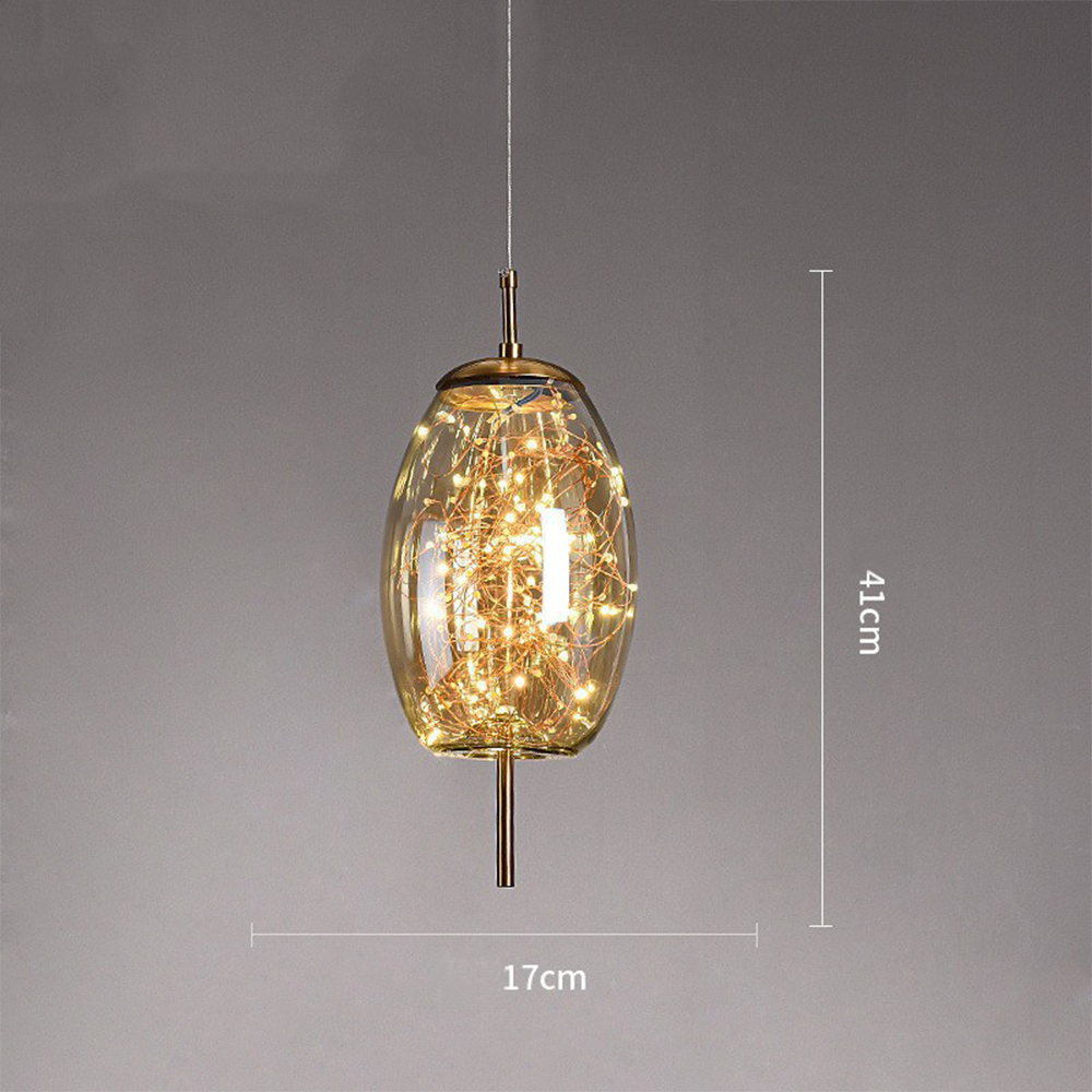 Modern Glass LED Pendant Lights