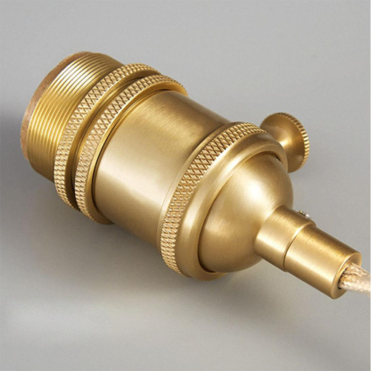 Vintage INS Glass Ribbed Pendant Light