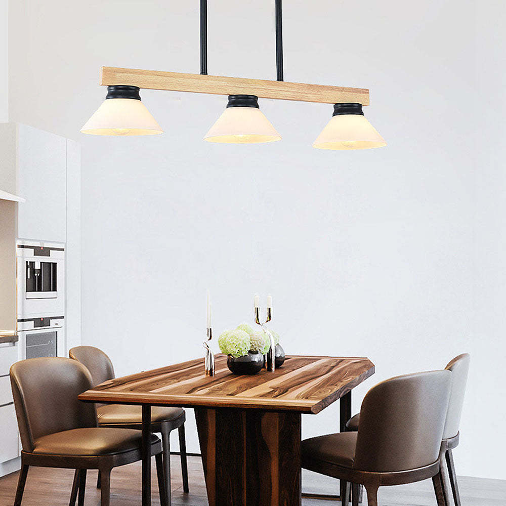 Contemporary Wooden Ceiling Lights For Kitchen Island