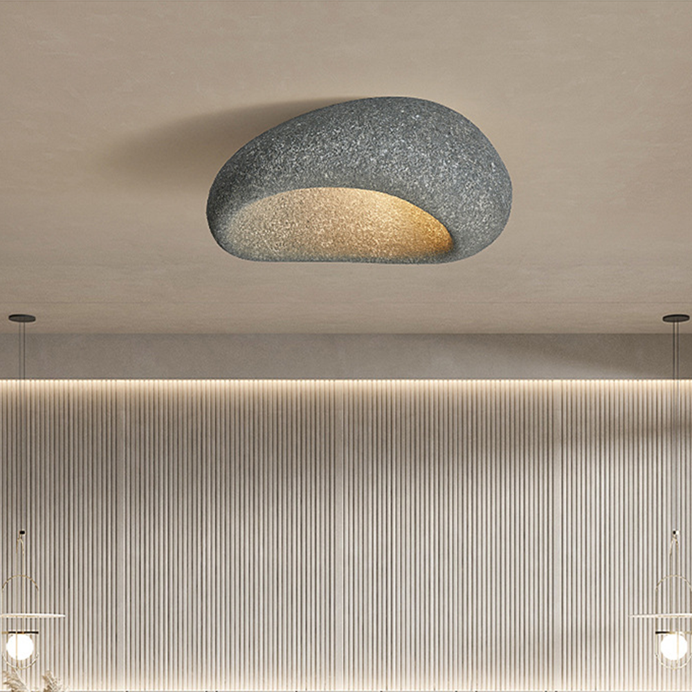 Wabi Sabi Khmara Flush Ceiling Light -Homdiy