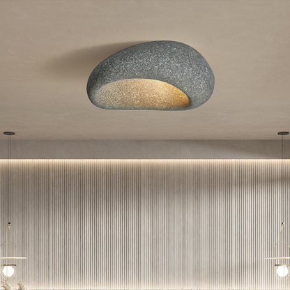 Wabi Sabi Khmara Flush Ceiling Light -Homdiy