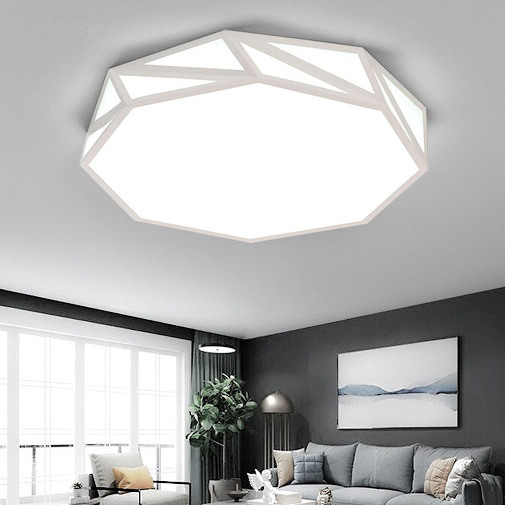 Industrial Acrylic LED Ceiling Light For Bedroom