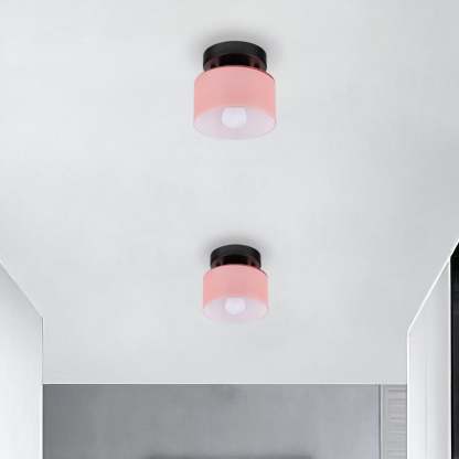 Bauhaus Glass Colorful Ceiling Lights