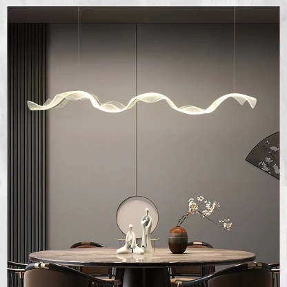 Designer Modern Nordic Wavy LED Island Lighting