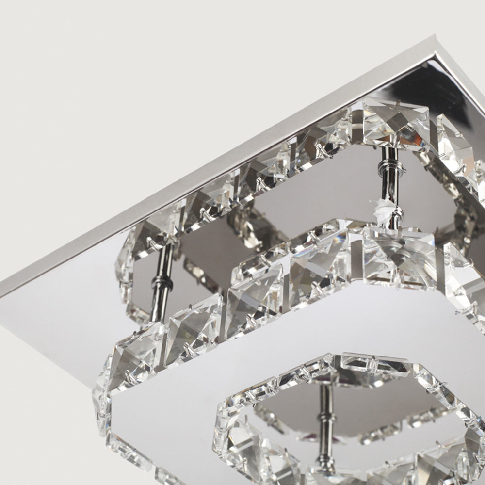 Contemporary Luxurious Crystal Hallway LED Ceiling Lights