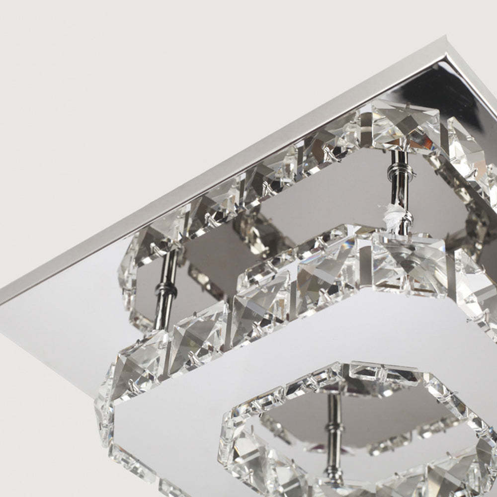 Contemporary Luxurious Crystal Hallway LED Ceiling Lights