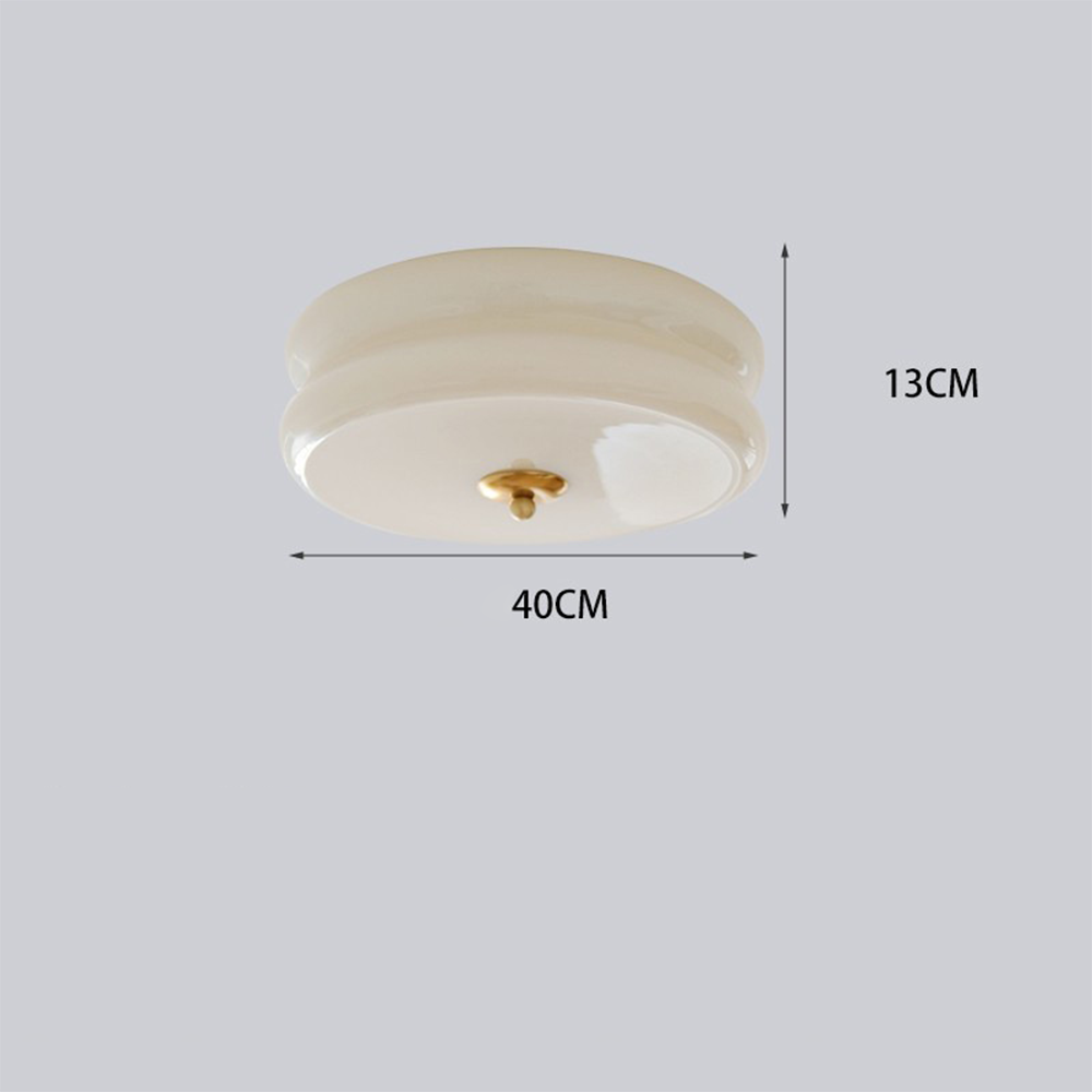 Art LED Glass Flush Mount Ceiling Lights -Homdiy