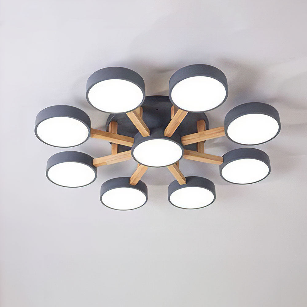 Nordic Modern Acrylic LED Living Room Ceiling Light