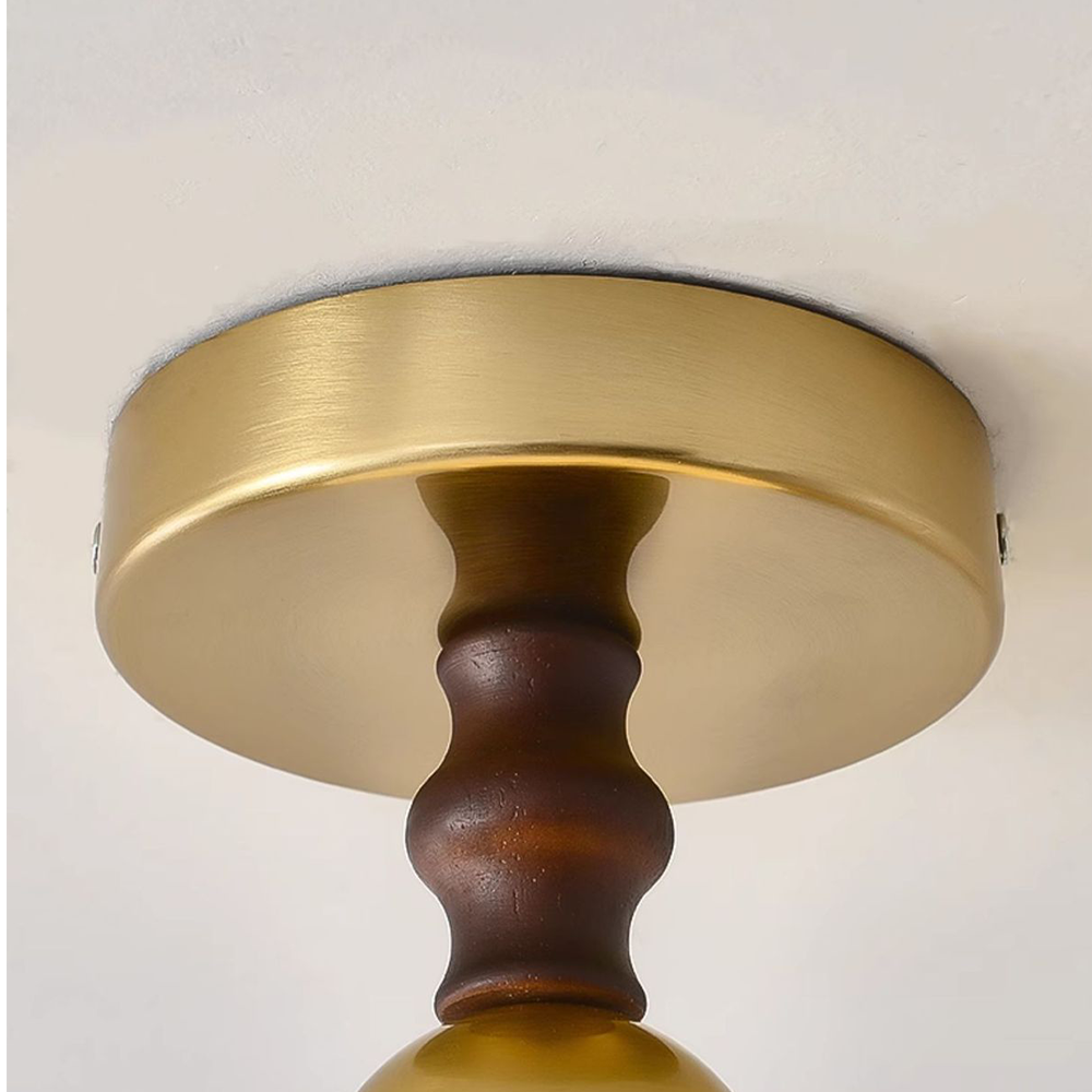 Modern White Globe  Hallway Ceiling Lighting