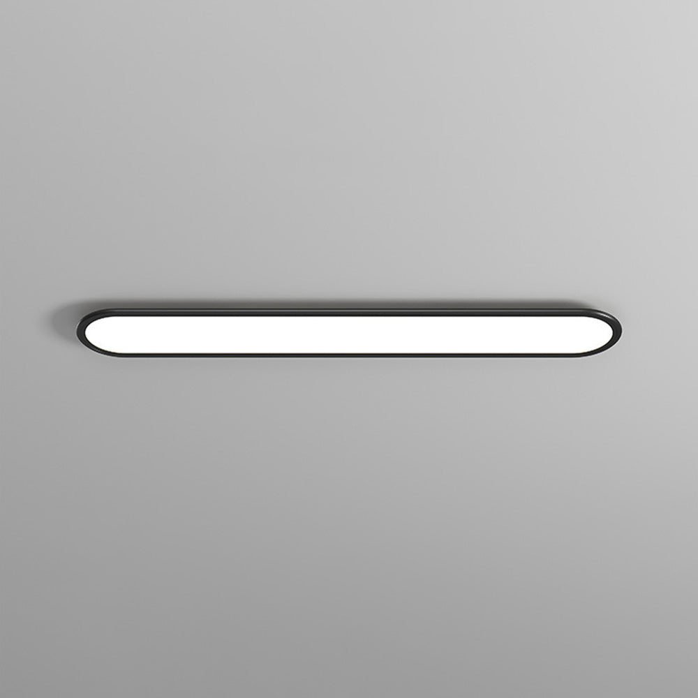 Modern Minimalist Black Acrylic LED Ceiling Light for Living Room