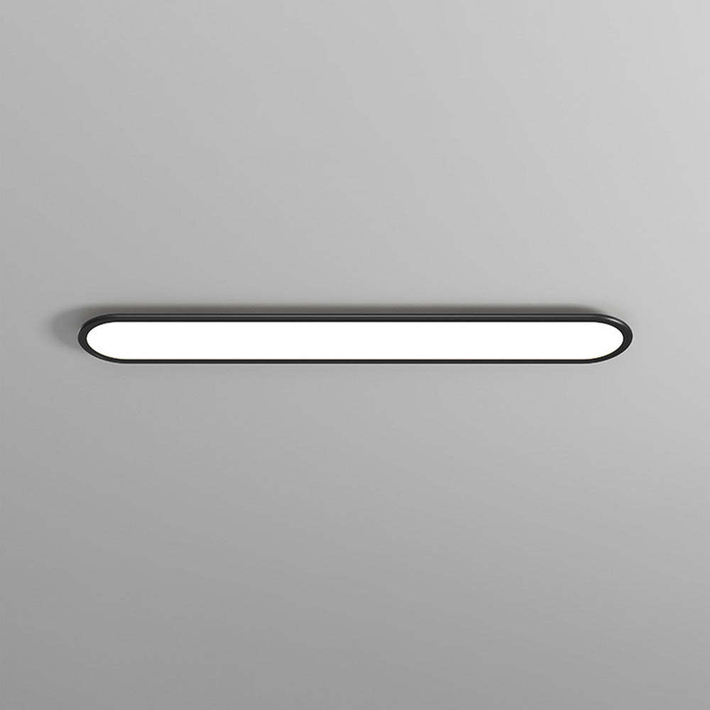 Modern Minimalist Black Acrylic LED Ceiling Light for Living Room