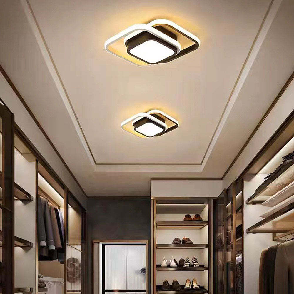 Double Ring Simple LED Ceiling Lamp