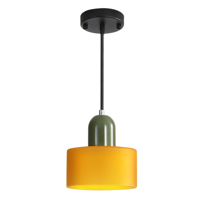 Vintage Glass Pendant Light For Dining Room