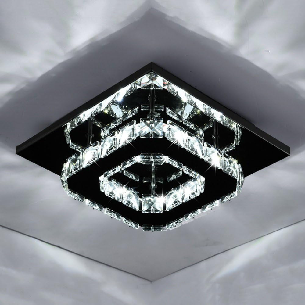 Contemporary Luxurious Crystal Hallway LED Ceiling Lights