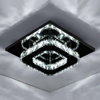 Contemporary Luxurious Crystal Hallway LED Ceiling Lights