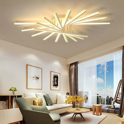 Nordic Minimalist Iron LED Ceiling Lighting