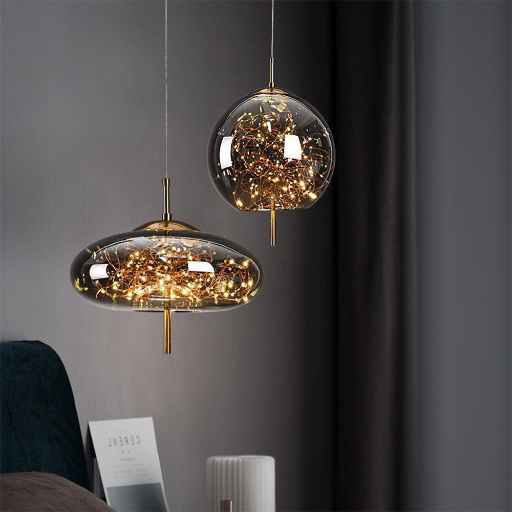 Modern Glass LED Pendant Lights