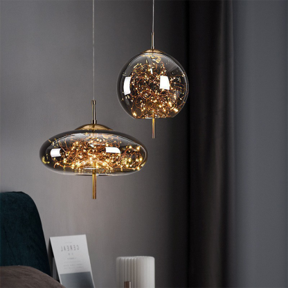 Modern Glass LED Pendant Lights
