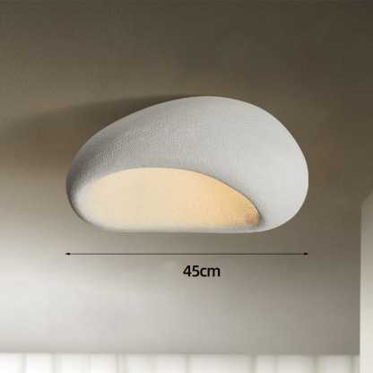 Wabi Sabi Khmara Flush Ceiling Light -Homdiy