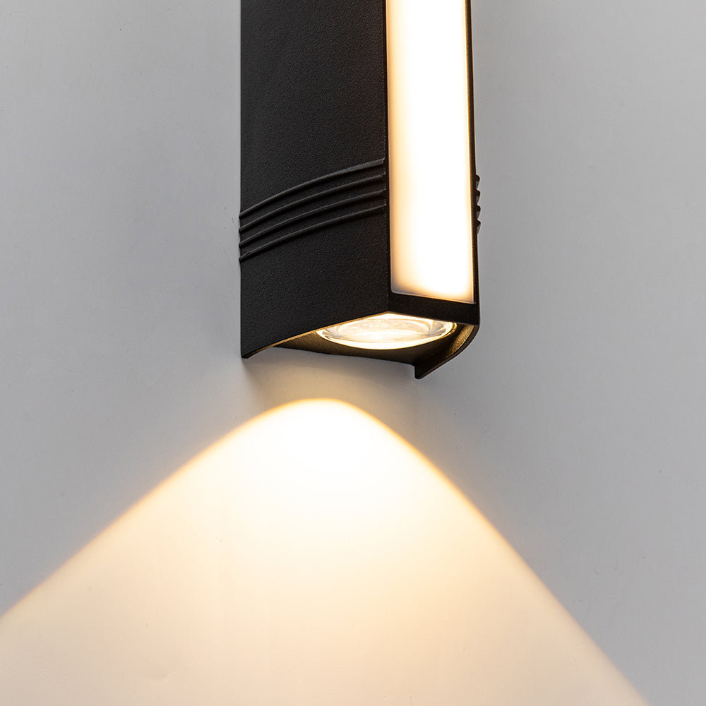 Modern Up and Down Outdoor Wall Sconce for Porch and Patio