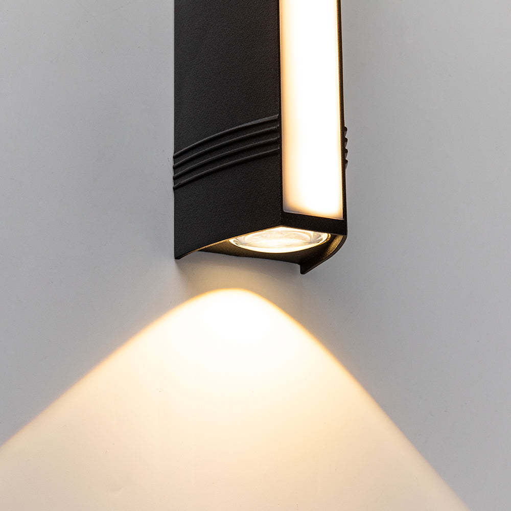 Modern Up and Down Outdoor Wall Sconce for Porch and Patio
