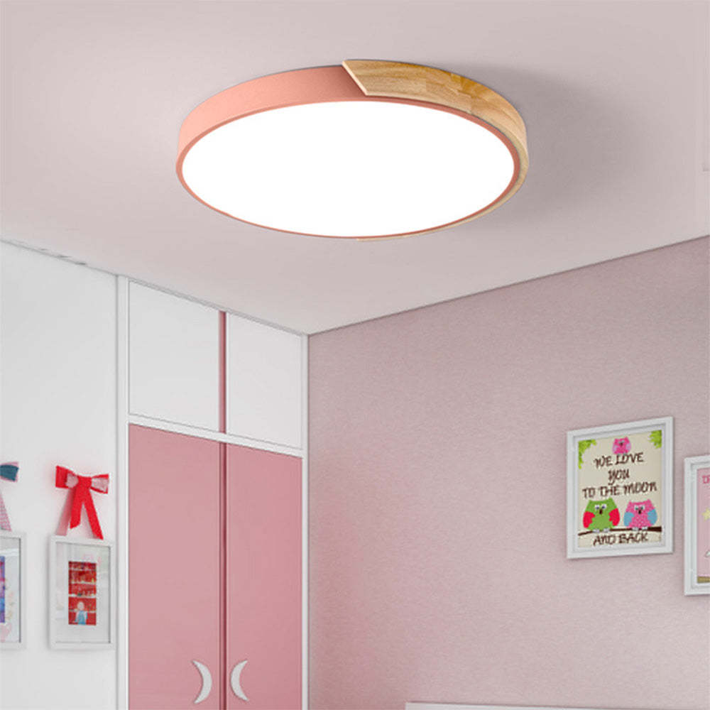 Colorful Simple LED Round Ceiling Lights
