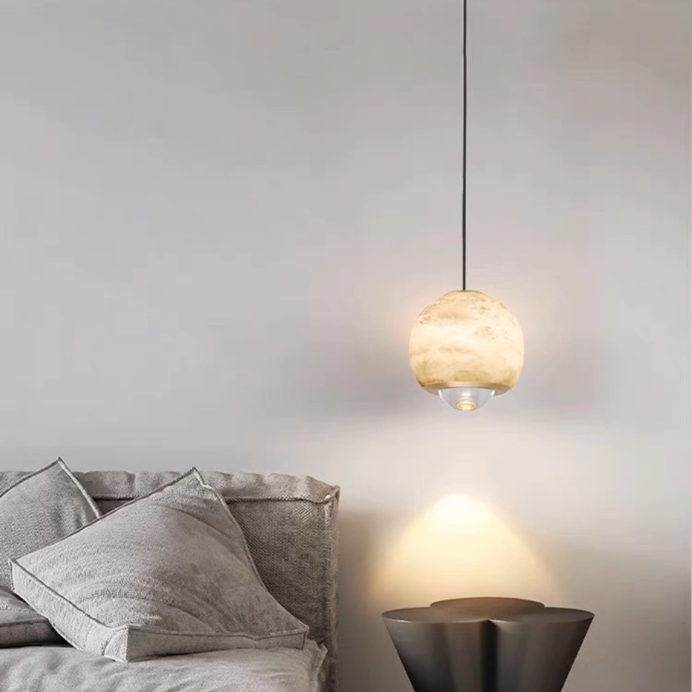 Nordic Marble Alabaster Globe Pendant Lamp