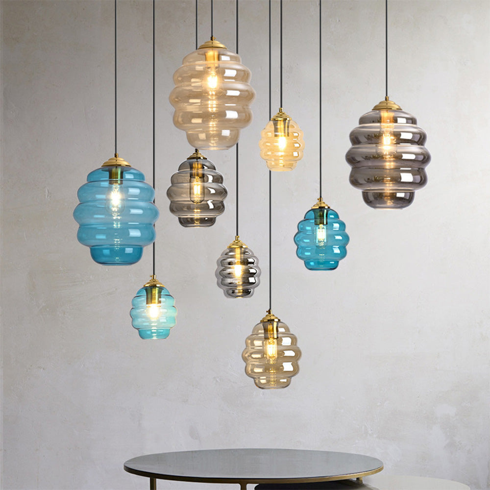Colorful Glass Kitchen Pendant Lighting