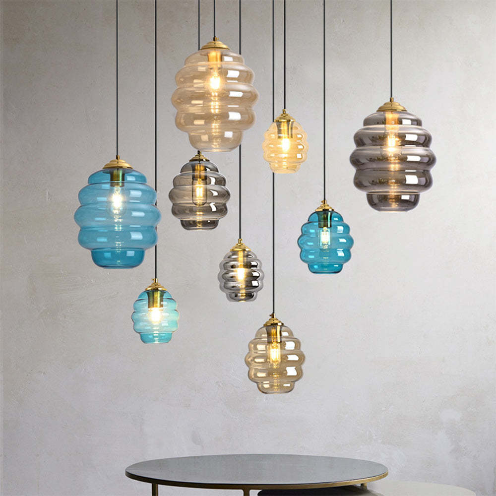 Colorful Glass Kitchen Pendant Lighting