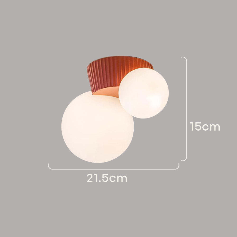 Compact Organic Round Living Room Ceiling Lights
